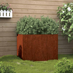 Planter Rusty Corten steel Medium Decorative Inlays Planter