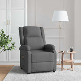 Massage Chair Dark grey Fabric Single Massage Chair Rectangular