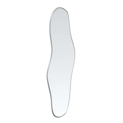 Wall Mirror Silver Glass Medium Minimalistic Wall Mirror