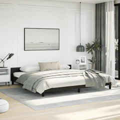 Bed Frame With Headboard Black