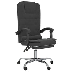 Massage Office Chair Black Velvet, Metal, Plywood Medium