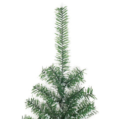 Artificial Christmas Tree Green and white PET 59.1 in