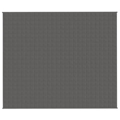 Gray Bostome weighted blanket, 86.6x102.4 inches, 33.1 pounds.