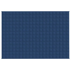 Weighted Blanket Blue Polyester, Glass beads 54.3 x 78.7 in