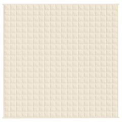 Weighted Blanket Light Cream Brushed polyester microfiber