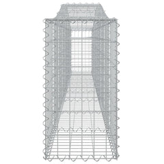Gabion Basket Silver Galvanized Iron Large Decorative Inlays