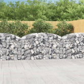 Gabion Basket Silver Galvanized Iron 78.7 x 19.7 x 47.2 in