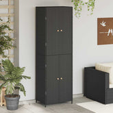 Garden Storage Cabinet Black