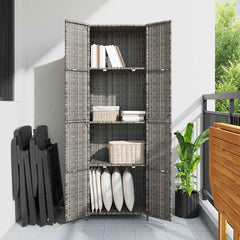 Garden Storage Cabinet Gray