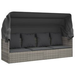 Outdoor Lounge Bed Grey