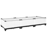 Raised Bed White Polypropylene Large Sturdy Raised Bed