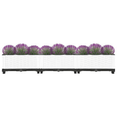 Raised Bed White Polypropylene Large Sturdy Raised Bed