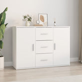 Sideboard White Engineered wood Medium Sideboard Rectangular