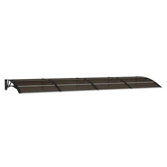 Door Canopy Black Polycarbonate, ABS, Aluminum Large Durable