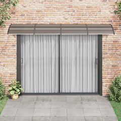 Door Canopy Black Polycarbonate, ABS, Aluminum Large Durable