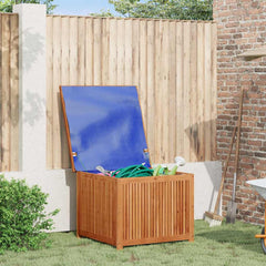 Garden Storage Box Natural Wood Solid Acacia Wood 29.5x29.5x22.8 in
