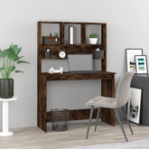 Desk Smoked oak Engineered wood Compact Desk Rectangular