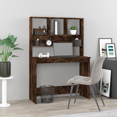 Desk Smoked oak Engineered wood Compact Desk Rectangular
