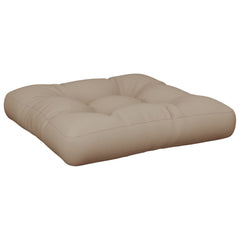 Pallet Cushion Taupe 100% polyester 23.6 x 23.6 x 4.7 in