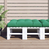 Pallet Cushion Green 47.2x31.5x4.7 Fabric