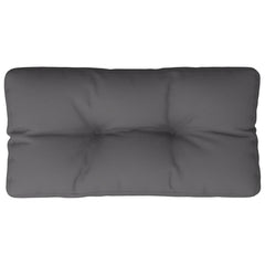 Pallet Cushion Anthracite 100% polyester 31.5 x 15.7 x 4.7 in
