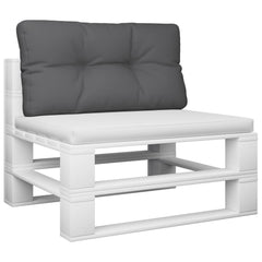 Pallet Cushion Anthracite 100% polyester 31.5 x 15.7 x 4.7 in
