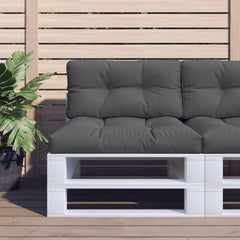 Pallet Cushion Anthracite 100% polyester 31.5 x 15.7 x 4.7 in