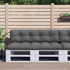 Pallet Cushion Anthracite 100% polyester, Hollow fiber