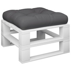 Pallet Cushion Anthracite Polyester 22.8x22.8x3.9 in UV-resistant