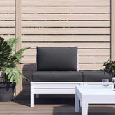Pallet Cushion Anthracite Oxford fabric Square Contemporary
