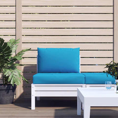 Pallet Cushion Light blue Oxford fabric (100% polyester)