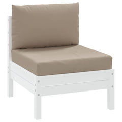 Pallet Cushion Taupe Oxford Fabric, 100% polyester 23.6 x 23.6 in