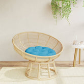 Round Cushion Light Blue Ø 23.6x4.3 Oxford Fabric