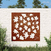 Garden Wall Decoration Rusty Brown Corten Steel Medium