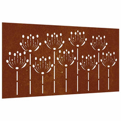 Garden Wall Decoration Rusty Corten Steel 41.3 x 21.7 in