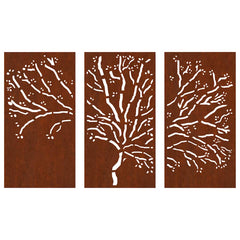 Garden Wall Decoration Rusty Corten steel 41.3 x 21.7 in