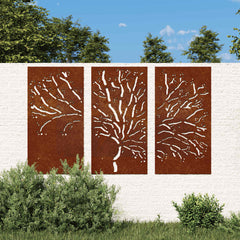 Garden Wall Decoration Rusty Corten steel 41.3 x 21.7 in