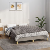 Weighted Blanket Gray 100% brushed polyester microfiber Twin