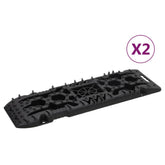 Traction Boards 2 pcs Black 42.1x12.2x2.8 Nylon