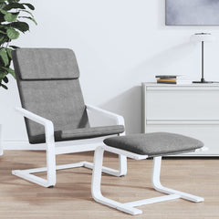Relaxing Chair Dark grey and white