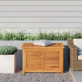 Garden Storage Box Warm teak Solid teak wood, PE