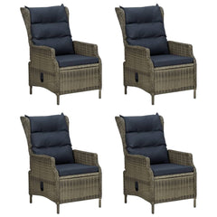 Garden Dining Set Brown