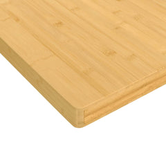 Table Top Natural Bamboo Bamboo Small Rounded Corners Table Top