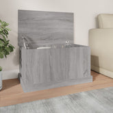 Storage Box Gray Sonoma Engineered wood Medium Storage Box