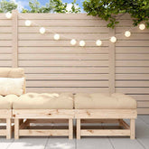 Garden Footstool Beige