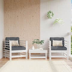 Garden Chair White, Anthracite