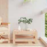 Garden Footstool Natural Wood Solid Pine Wood Medium Modular