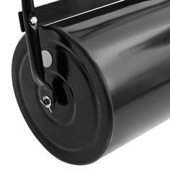 Lawn Roller Black Iron, Steel Large Rollable Lawn Roller