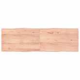 Table Top Light Brown Solid Oak Wood 63 x 19.7 x 1.6 in Foldable
