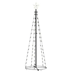 Christmas Tree Warm white, black PVC, metal Medium Lights